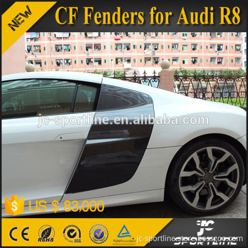 R8 V8 V10 Carbon Fiber Door Fenders for Audi R8